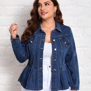 Classic Blue Denim Jean Jacket for Women